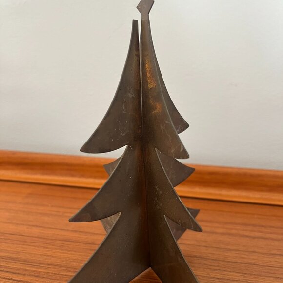 Vintage Brass Christmas Tree - Picture 3 of 5